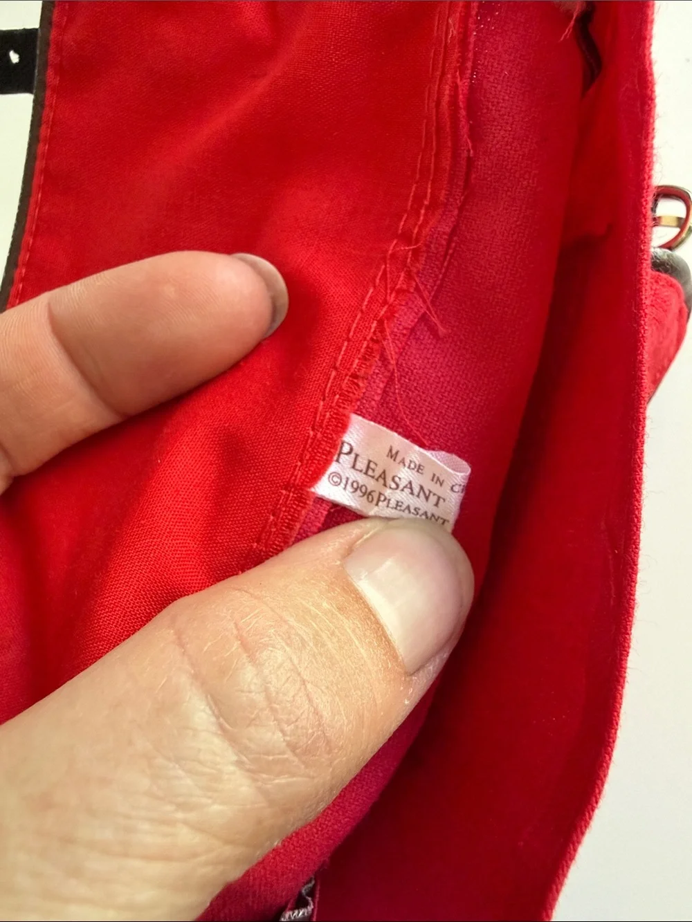 Pleasant Company American Girl Doll Molly McInTire red schoolbag 1996